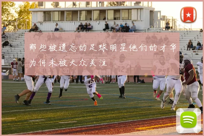 那些被遗忘的足球明星他们的才华为何未被大众关注